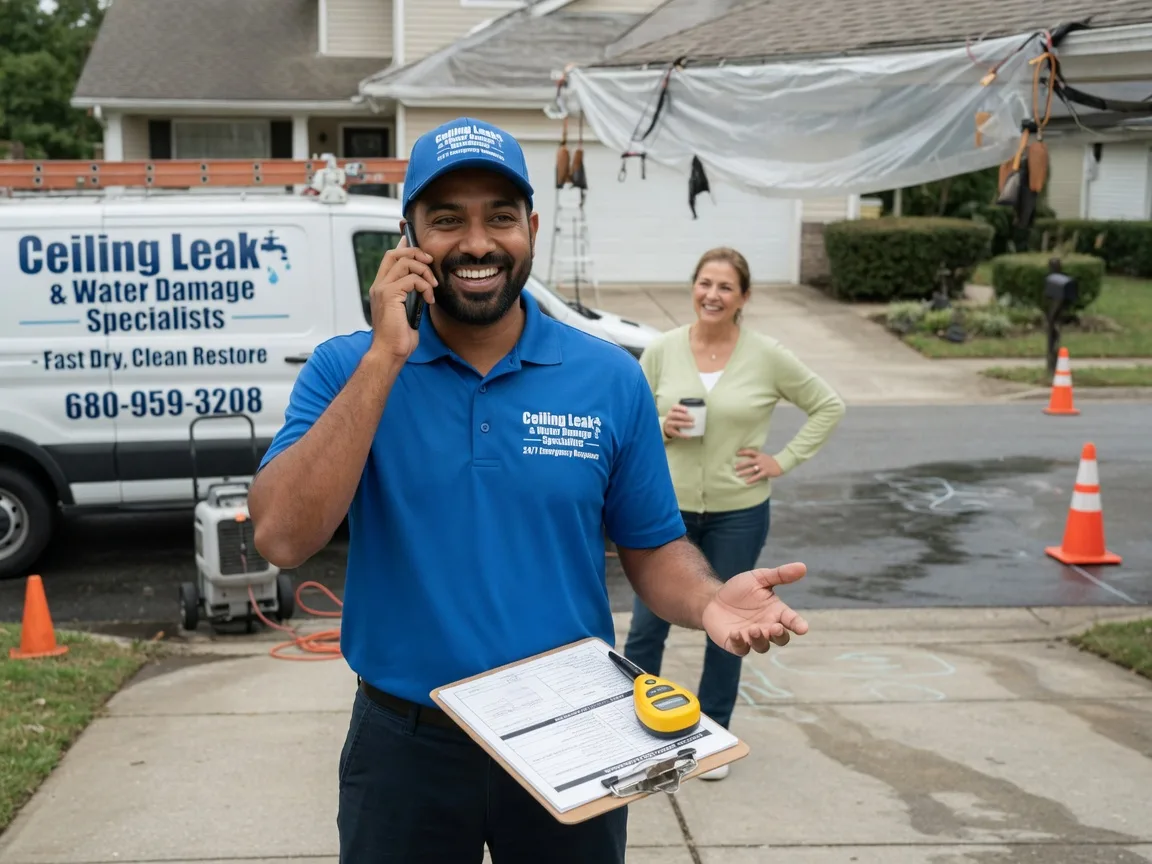 Ceiling Leak Cleanup Villanueva, NM FAQs